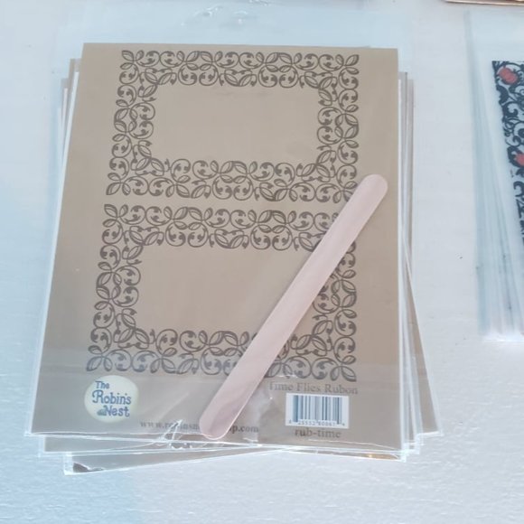 Time Flies Robin's Nest Transfer Stickers - Picture 2 of 2